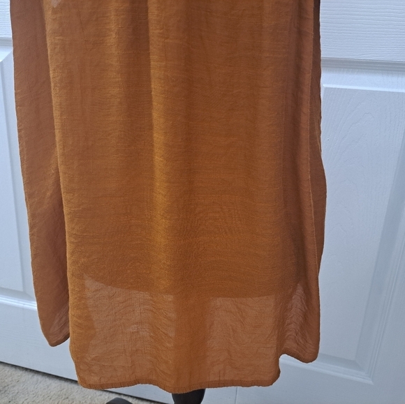 Nanette Lepore Semi Sheer Tiered Ruffle Sleeve Tunic/Top   Size L - Picture 6 of 14